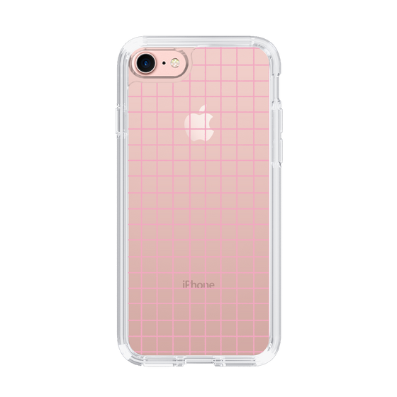 Slim Protection Case［ Original - Favorite Color Check - Pink ］