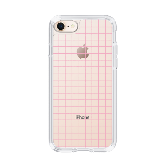 Slim Protection Case［ Original - Favorite Color Check - Pink ］