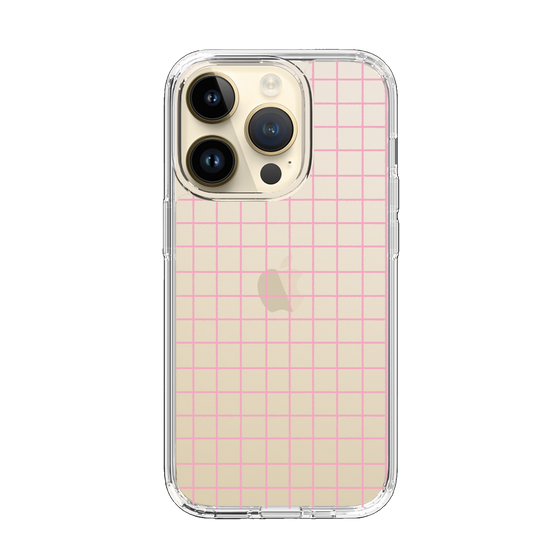 Slim Protection Case［ Original - Favorite Color Check - Pink ］