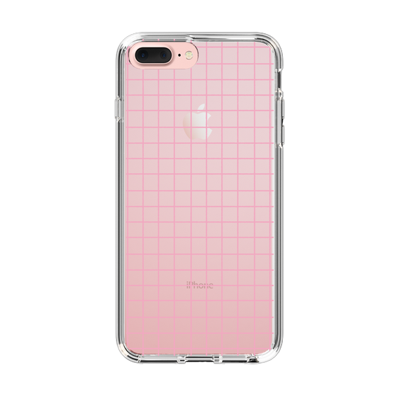 Slim Protection Case［ Original - Favorite Color Check - Pink ］