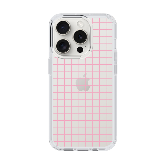 Slim Protection Case［ Original - Favorite Color Check - Pink ］