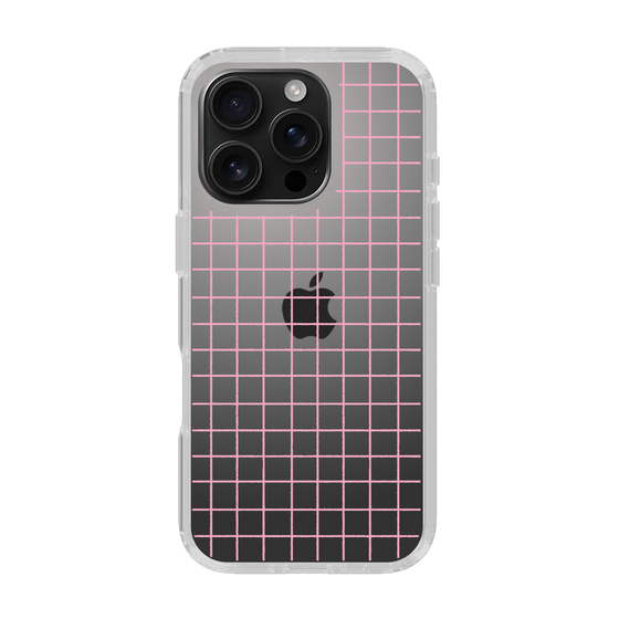 Slim Protection Case［ Original - Favorite Color Check - Pink ］