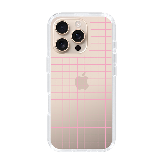 Slim Protection Case［ Original - Favorite Color Check - Pink ］