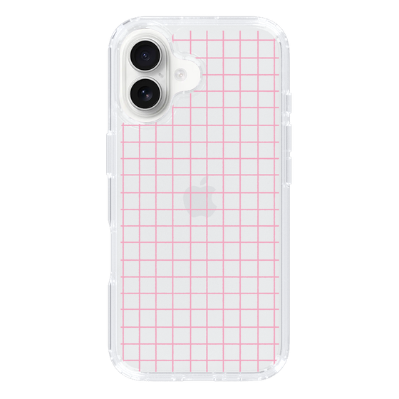 Slim Protection Case［ Original - Favorite Color Check - Pink ］