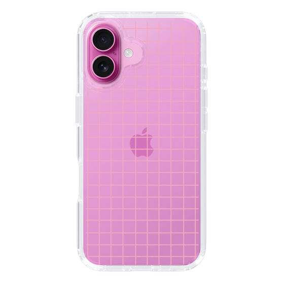 Slim Protection Case［ Original - Favorite Color Check - Pink ］