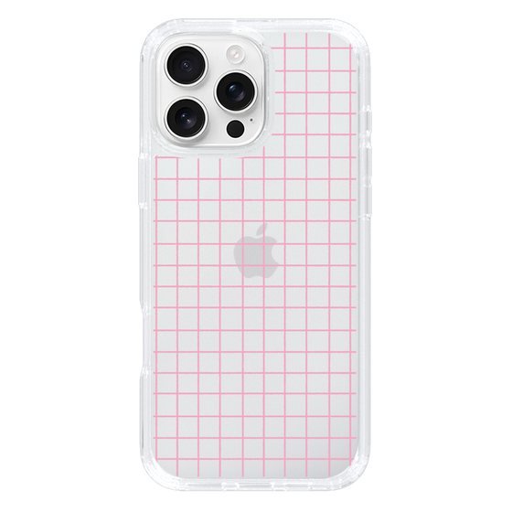 Slim Protection Case［ Original - Favorite Color Check - Pink ］
