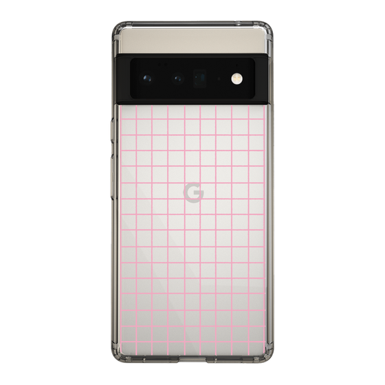 Slim Protection Case［ Original - Favorite Color Check - Pink ］