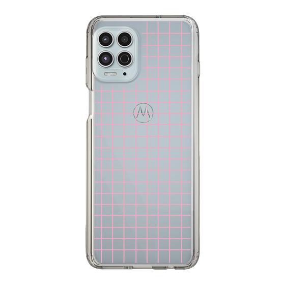 Slim Protection Case［ Original - Favorite Color Check - Pink ］