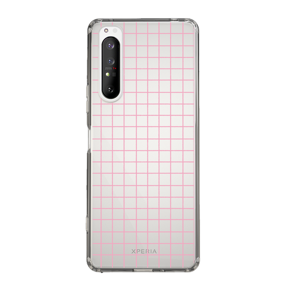 Slim Protection Case［ Original - Favorite Color Check - Pink ］