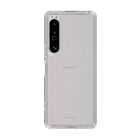Slim Protection Case［ Original - Favorite Color Check - Pink ］