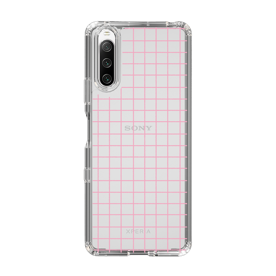 Slim Protection Case［ Original - Favorite Color Check - Pink ］