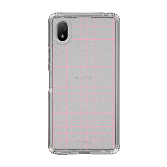 Slim Protection Case［ Original - Favorite Color Check - Pink ］