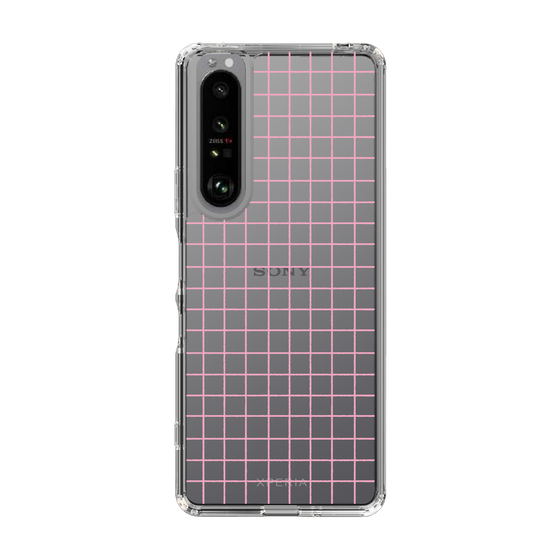 Slim Protection Case［ Original - Favorite Color Check - Pink ］
