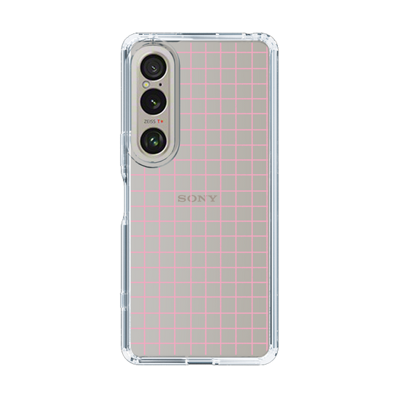 Slim Protection Case［ Original - Favorite Color Check - Pink ］