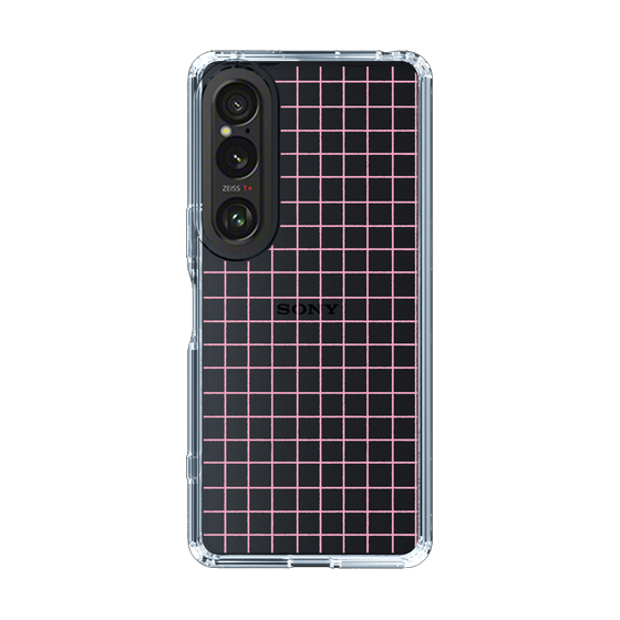Slim Protection Case［ Original - Favorite Color Check - Pink ］