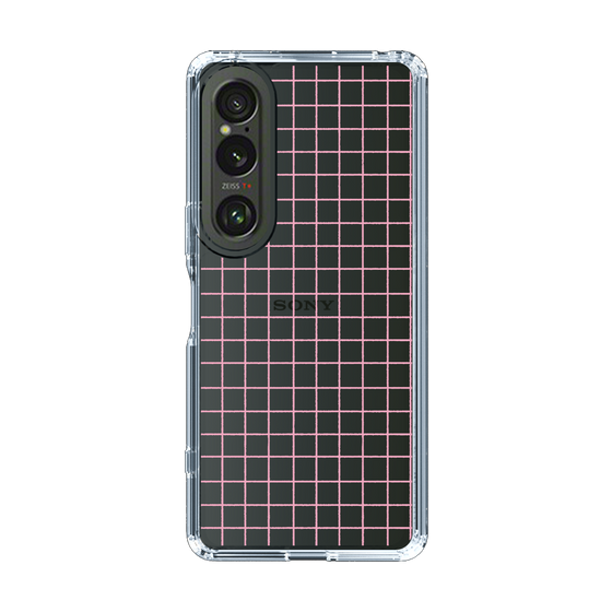 Slim Protection Case［ Original - Favorite Color Check - Pink ］