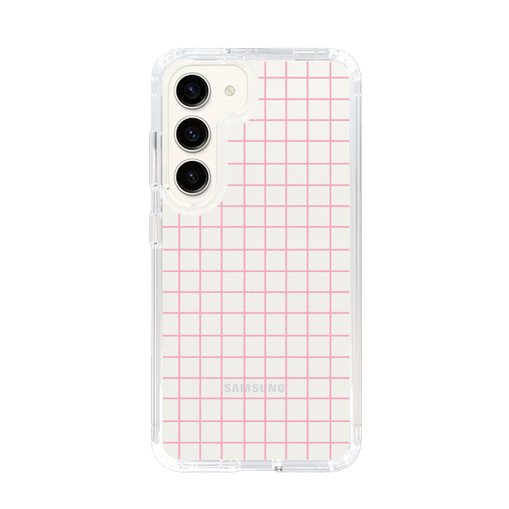Slim Protection Case［ Original - Favorite Color Check - Pink ］