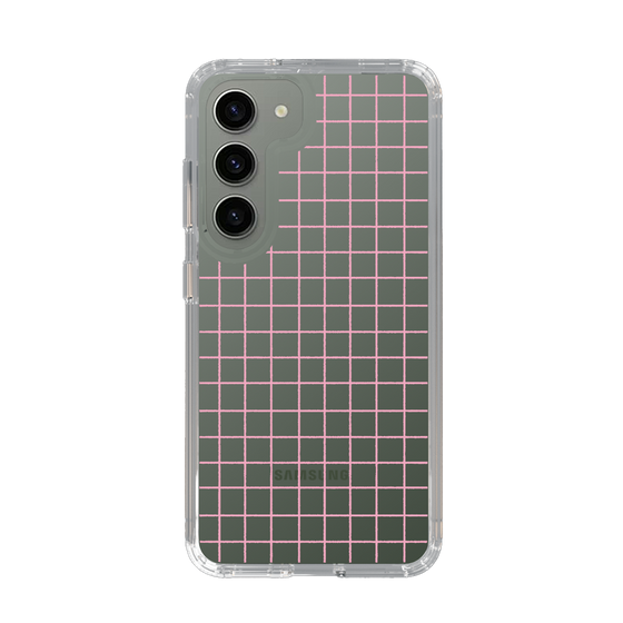 Slim Protection Case［ Original - Favorite Color Check - Pink ］