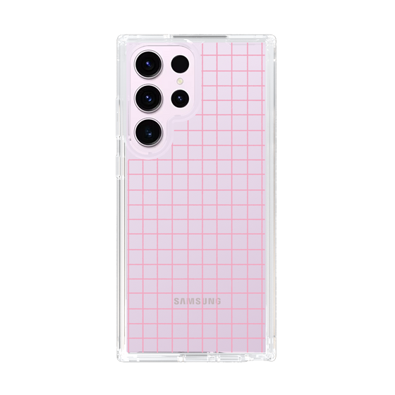 Slim Protection Case［ Original - Favorite Color Check - Pink ］