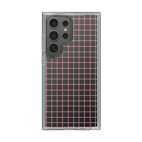 Slim Protection Case［ Original - Favorite Color Check - Pink ］
