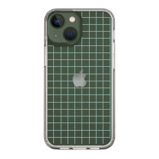 Slim Protection Case［ Original - Favorite Color Check - Green ］
