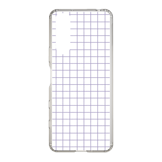 Slim Protection Case［ Original - Favorite Color Check - Purple ］