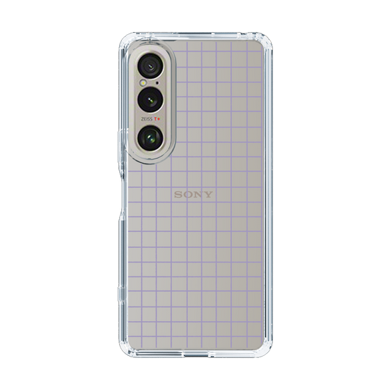 Slim Protection Case［ Original - Favorite Color Check - Purple ］