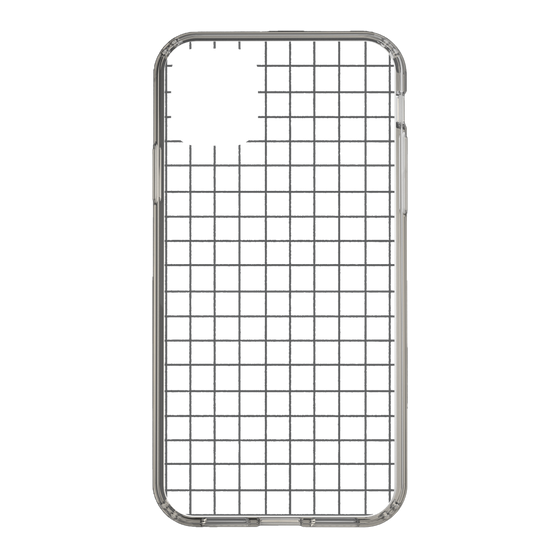 Slim Protection Case［ Original - Favorite Color Check - Black ］