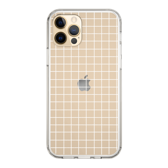 Slim Protection Case［ Original - Favorite Color Check - White ］