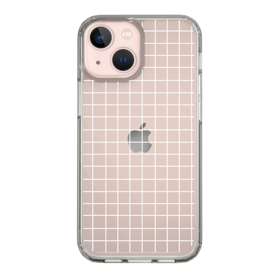 Slim Protection Case［ Original - Favorite Color Check - White ］