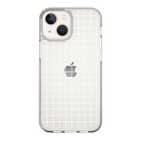 Slim Protection Case［ Original - Favorite Color Check - White ］