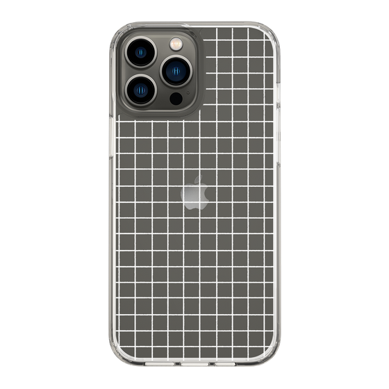 Slim Protection Case［ Original - Favorite Color Check - White ］