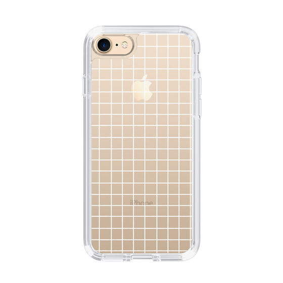 Slim Protection Case［ Original - Favorite Color Check - White ］