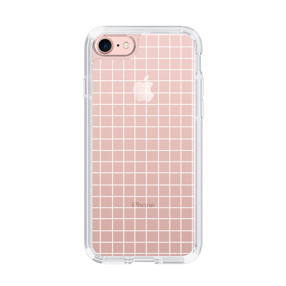 Slim Protection Case［ Original - Favorite Color Check - White ］
