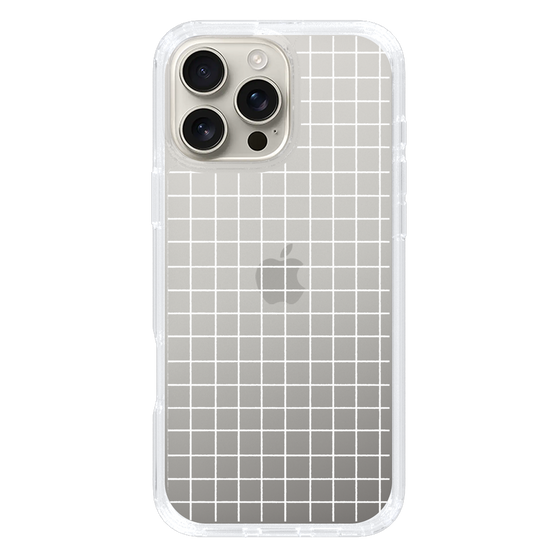 Slim Protection Case［ Original - Favorite Color Check - White ］