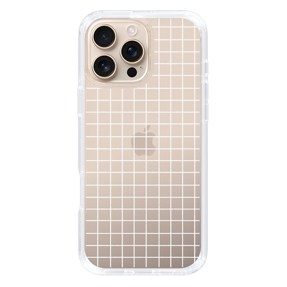 Slim Protection Case［ Original - Favorite Color Check - White ］
