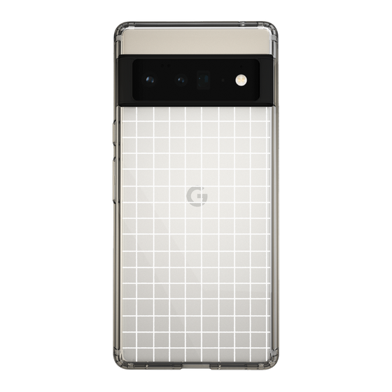 Slim Protection Case［ Original - Favorite Color Check - White ］