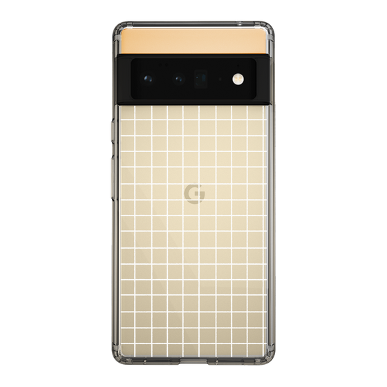 Slim Protection Case［ Original - Favorite Color Check - White ］