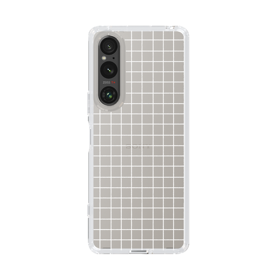 Slim Protection Case［ Original - Favorite Color Check - White ］