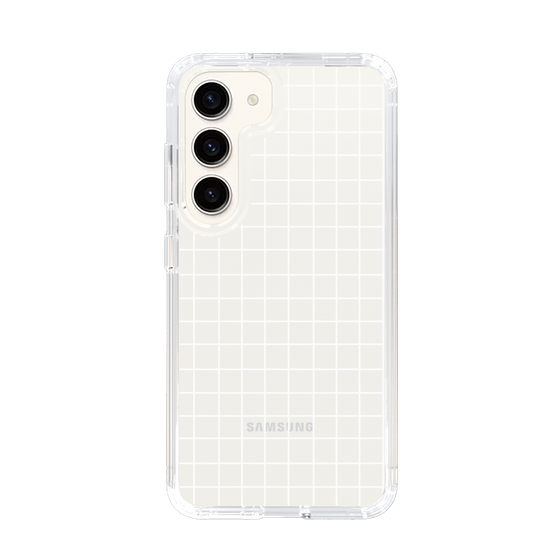 Slim Protection Case［ Original - Favorite Color Check - White ］