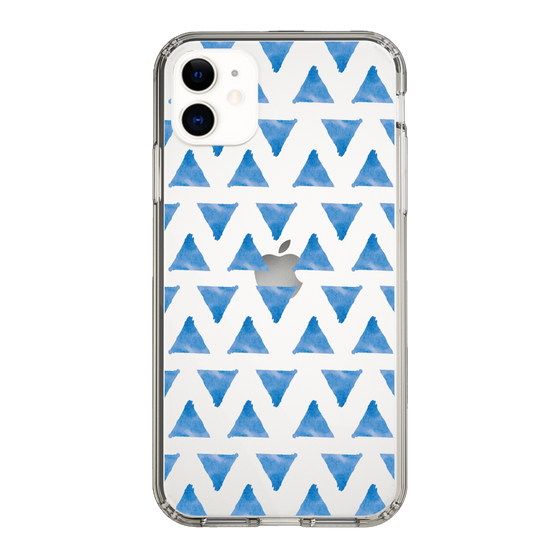 Slim Protection Case［ Original - Favorite Color Triangle - Blue ］