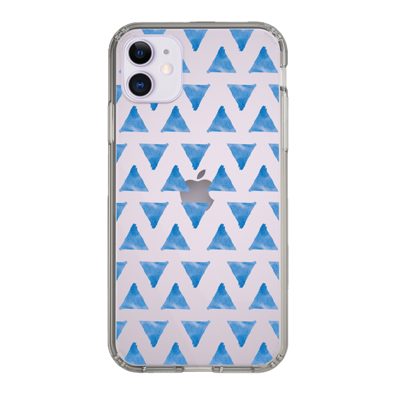Slim Protection Case［ Original - Favorite Color Triangle - Blue ］