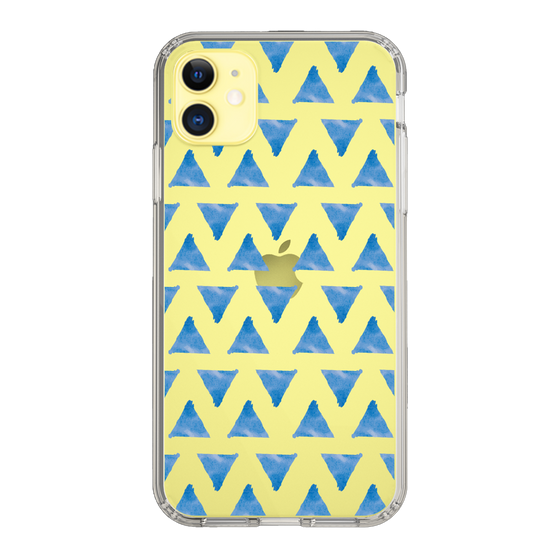 Slim Protection Case［ Original - Favorite Color Triangle - Blue ］