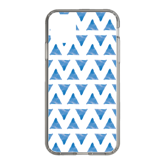 Slim Protection Case［ Original - Favorite Color Triangle - Blue ］