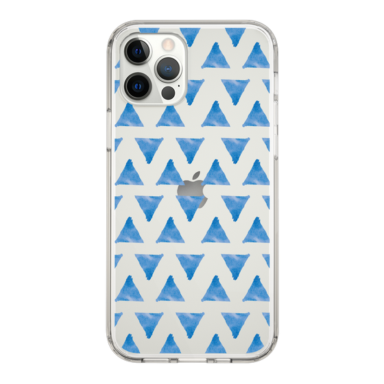 Slim Protection Case［ Original - Favorite Color Triangle - Blue ］