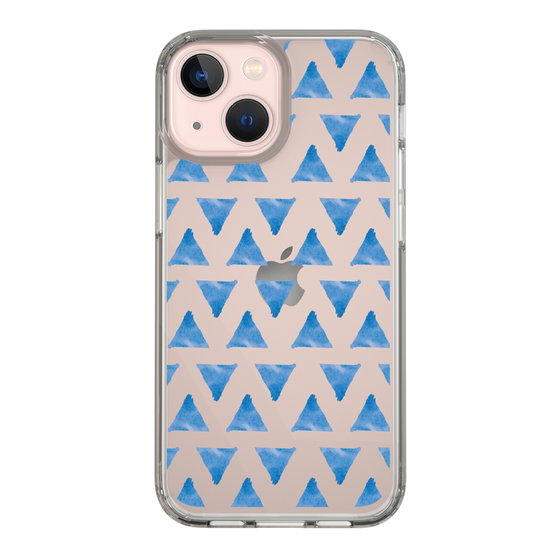 Slim Protection Case［ Original - Favorite Color Triangle - Blue ］