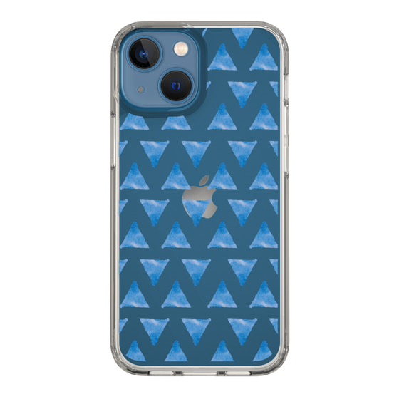 Slim Protection Case［ Original - Favorite Color Triangle - Blue ］