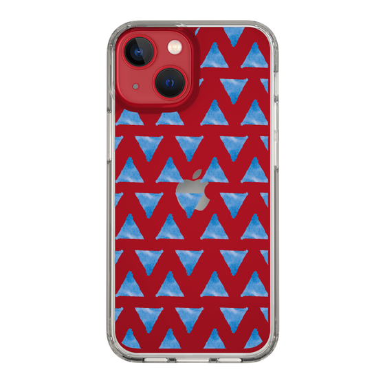 Slim Protection Case［ Original - Favorite Color Triangle - Blue ］