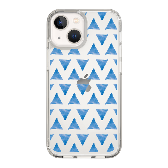Slim Protection Case［ Original - Favorite Color Triangle - Blue ］