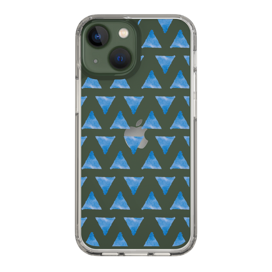 Slim Protection Case［ Original - Favorite Color Triangle - Blue ］